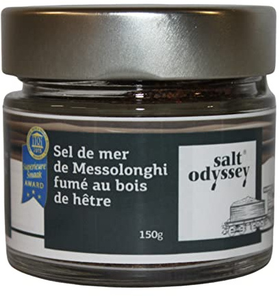 Salt Odyssey Sel Grec Fumé, 150 g (Lot de 2)