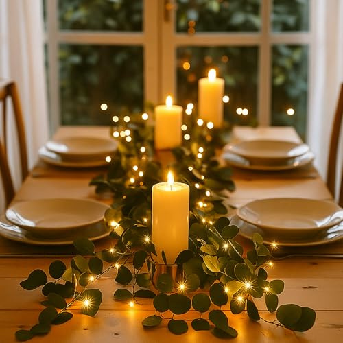 Twinkling Tree Fairy Light Olive Vine, Twinkling Tree Olive Vine, 6ft Twig Tree with Timer, Battery Operated for Mantel & Home Decor (6ft)