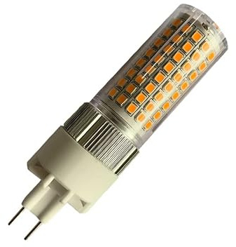 KJXP, Paket med 5, LED majslampa AC100~277V G8.5 20W PC+aluminiumkåpa | 120-2835smd(Warm white)