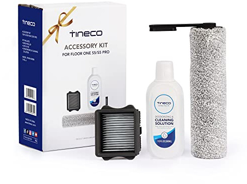 Tineco Wet and Dry Vacuum Cleaner Accessory Set for Floor One S5 & S5 Pro 2 (1 x HEPA + 1 x Brush Roller + 1 x Floor Cleaner)