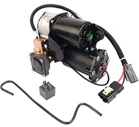 Bisenya Sistema Hitachi Sospensioni pneumatiche Compressore Pompa e relè Compatibile con Discovery 3 2004-2009, Range Rover Sport 2005-2009 Part#LR023964 LR015303 LR044360