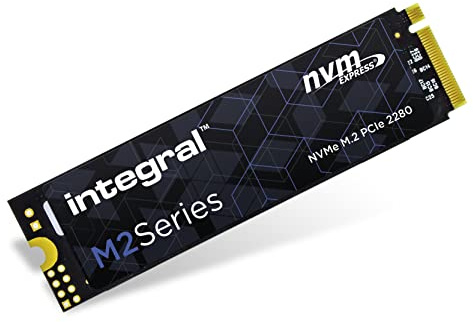 Integral Disco Duro sólido 1T SSD NVME M.2 2280 PCIe Gen3x4 R-3450MB/s W-3200 MB/s M1