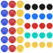 38 Pièces Aimants pour Tableau Blanc, Réfrigérateur Aimants Rond Colorés, Aimants Magnet Bouton Magnétique pour Frigo Tableau d'Affichage Planification Bureaux