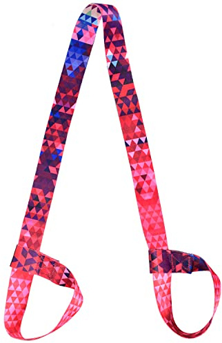 Naapesi Yoga Carry Strap, Yoga Mat Sling Strap, Adjustable Multicolor Yoga Mat Elastic Belt Holder Strap Shoulder Carrier, Multi-Purpose Non-Slip Yoga Mat Carrier Strap, for All Mat Sizes(4 x 137cm)