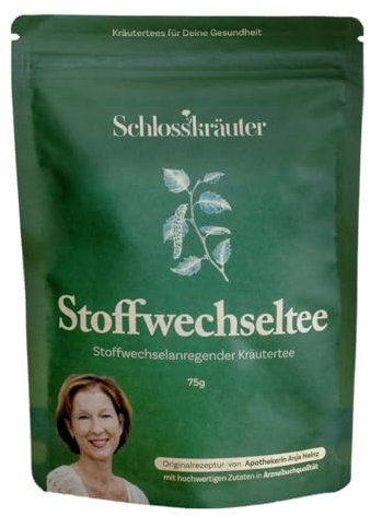 Stoffwechseltee mit Brennnessel | 100% Natürliche Zutaten | Kräutertee lose, Stoffwechsel beschleunigen | Brennnesseltee mit Birkenblätter & Löwenzahn
