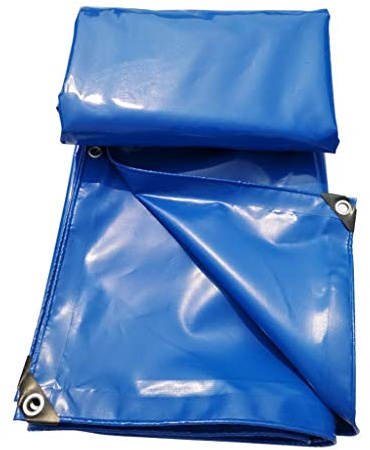 Tarps,Canopy Cloth Waterproof Canvas PVC Rain Cloth Sun Protection Wear-Resistant Tarpaulin Tent Rain Cover Anti-Aging Saline-Resistant Hardy Parasols, Canopies Shade/Blue/1 * 1 M/39 * 39 inch (Blue 2