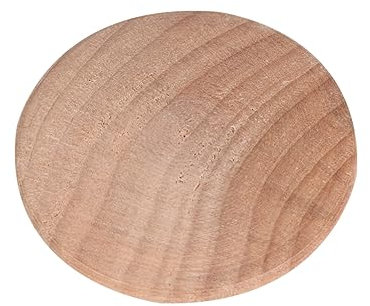 DOITOOL 80stücke Holzknöpfe Mit Schraubenlochstopfen Holzmöbel Knopf Für Holz Und Möbelprojekte Langlebiger Holztreppenknopf