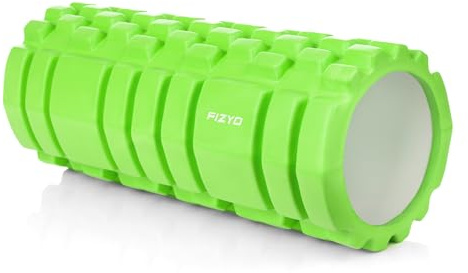 FIZYO Faszienrolle Wirbelsäule (33cm x 14cm) | Foam Roller zur Triggerpunktmassage | Schaumstoffrolle Fördert Durchblutung | Massage Roller zur Entspannung der Muskulatur Grün