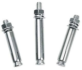 DUBMAG Ankerbolzen, Expansionsschraubenbolzen, 304 Edelstahl M12 * 80/90/100/120/150 mm Expansionsankerbolzen Schrauben Fastner (5 Stück/Lot) (Länge: 80 mm, Gewindedurchmesser: M12)