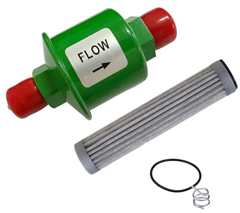 Molloparts Filtre de transmission AM120916 M806848 compatible avec les tondeuses avant John Deere F710 F725 F735 Tracteur de jardin 240 245 260 265 285 320 325 335 345 355D GX325 GX335 GX345 GX355