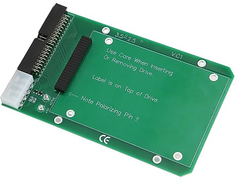 VBESTLIFE Adattatore SATA a IDE per Laptop, Scheda Convertitore IDE HDD SDD da 2,5 a 3,5 Pollici IDE per Laptop Adattatore Scheda Convertitore Porta PATA per PC Desktop da IDE a 40 Pin da