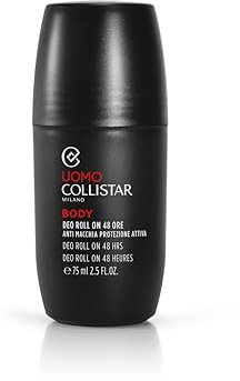 Collistar Linea Uomo, Deodorante Uomo Deo Roll On 48 ore, Antimacchia, Protezione Attiva a Lunga Durata, Senza Alcol, Freschezza Intensa, 75 ml