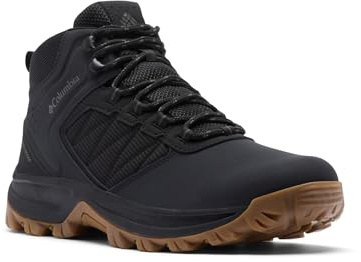 Columbia Men's Transverse Waterproof Hiking Boot, Black/Black, 7.5