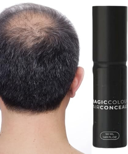 Correttore per capelli, balsamo per migliorare l'attaccatura dei capelli con fibre per capelli, 50 ml, tenuta a lunga durata per diradare il cuoio capelluto, aspetto istantaneo più pieno e più spesso