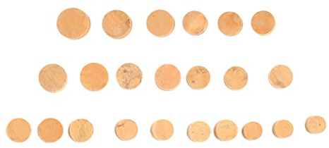 AOWINHIT Oboe -Pads Weiche, Geruchslose Isolierte Dichtung Ersatz für Schall Hole 23pcs Cork Wea Resistants, Weiche Oboe -Pads Isolierte Dichtung, Schaltlochdichtungen Ersatz