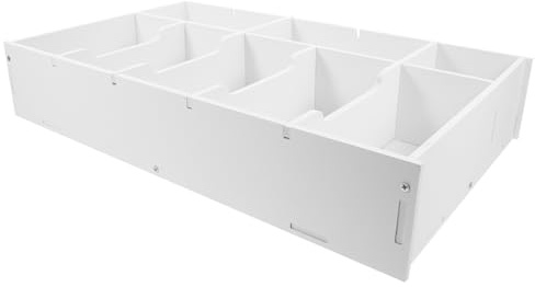 HONMEET Caja De Almacenamiento Para Cajón De Clips Organizador De Caja Para Pequeñas Empresas Bandeja Para Escritorio Con Tapa De Plástico
