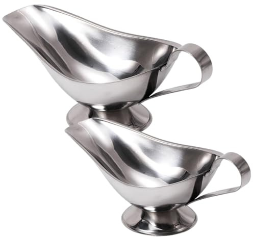 STOBAZA 2piezas Salsera De Tazas Para Salsa Dispensador De Salsa Asa Tarro Para Condimentos Para Restaurante o Cocina