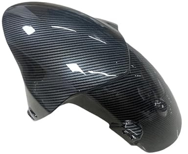 Parafanghi Anteriori For Moto, Compatibili Con Yamaha MT-09 PS FZ-09 2021 2022 2023 2024, Paraspruzzi For Ruote, Accessori In Fibra Di Carbonio ABS(ABS Carbon Black)