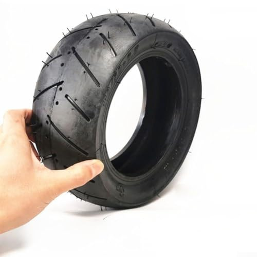 Eawfgtuw 110/50-6.5 Tubeless Tyre for Electric Scooter and Motorcycle, 11 Inch Rear Wheel Tire Compatible with Pocket For Bike 49CC, For Rubber Black Replacement Part
