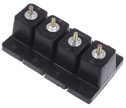 4 Stück Gummi-Vibrationshalterung for Klimaanlage, stoßdämpfende Anti-Vibrations-Isolator-Pads