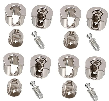 PRETYZOOM 10piezas Conectores Excéntricos Para Muebles Herrajes Robustos Conexión Estable