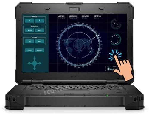 Dell Latitude 5424 Rugged Touchscreen Laptop, 14-Inch (1920x1080), Intel Core i5-8350U, 32GB RAM, 512GB SSD, QWERTY Keyboard, Windows 11 Pro (Renewed)