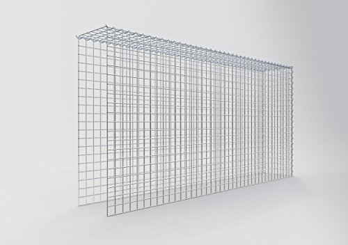 Stenkorg gabion vinkel, maskstorlek 5 x 5 cm, djup 30 cm, förlängningskorg typ 4, spirallås, galvaniserad