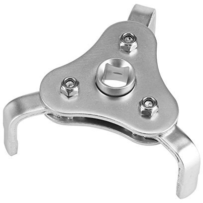 Yosoo Clé de Filtre à Huile 3 Bras Outils Démontage de Voiture Auto-réglable pour Diamètre 60 mm - 120 mm