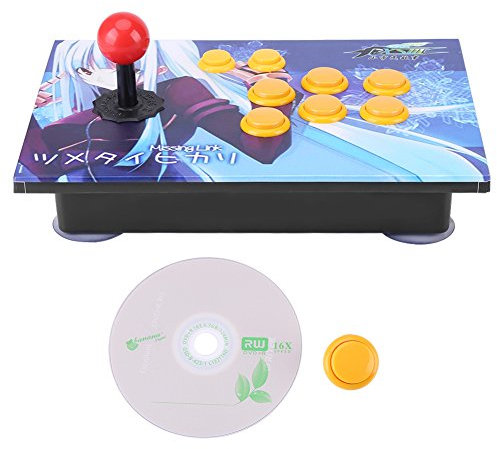 Stick PC USB Joystick, Tasten Controller Ohne Verzögerung 8 Richtungen Joystick Steuergerät für PC Win7 / Win8 / Win10