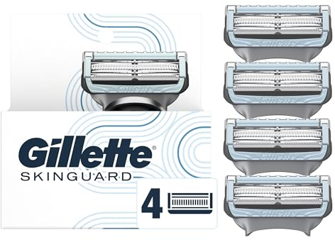 Gillette SkinGuard Men's Razor Blades, 4 Blade Refills