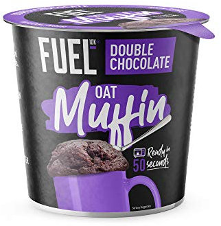 FUEL10K Chocolate Oat Muffin Protein Snack Pot, 52 g (Pack of 8)