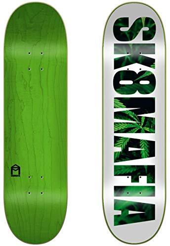 Sk8Mafia Leaves 20,3 x 81,3 cm Deck-Skateboard, für Erwachsene, Unisex, Mehrfarbig, 20,3 x 80,9 cm