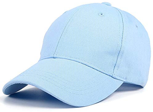 Yixda Baby Kinder Solide Baseball Kappe Junge Mädchen Outdoor Snapback Sport Cap (Hellblau)