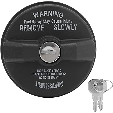 Bouchon de réservoir de verrouillage, bouchon de carburant de verrouillage remplacer 05278655AB adapté pour Jeep Wrangler/Cherokee/Liberty/Grand Cherokee