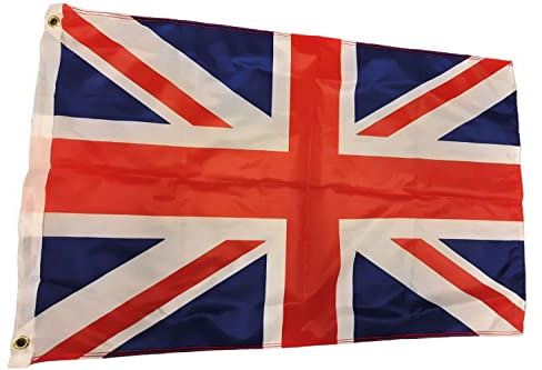 NWFlags 3ft x 2ft Union Jack Flag | Outdoor Heavy 110d Knitted Polyester | 3x2 Union Flag for Flagpoles