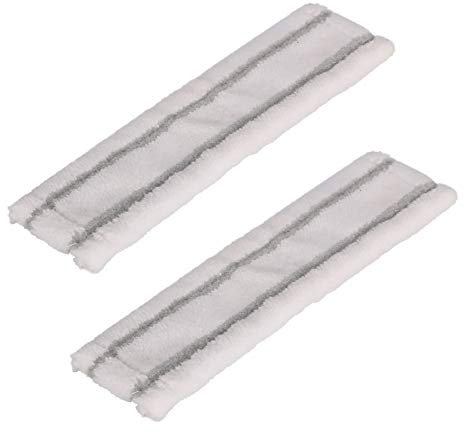 LICHIFIT 2PCS Microfibre Mop Cloths Pad for Karcher WV1 WV50 WV75 Window Cleaning Robot Accessories