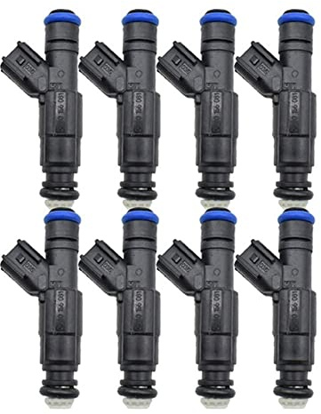 Benzina Iniettore 8Pcs 0280156081 Ugello di Iniezione di Carburante per Marine per Mercruiser V8 350 5.0 4.3L 6.2L Iniettori Carburante