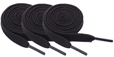 Sechunk Lacci Piatti di 3 paia 29 colori 50cm - 200cm Lunghezze Lacci per scarpe
