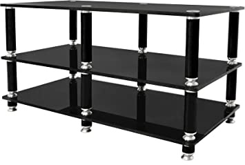 NorStone Stabbl AV Schwarz Satin – TV-Schrank