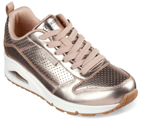 Skechers Damen UNO-Metallixs Sneaker, Roségold, 39 EU
