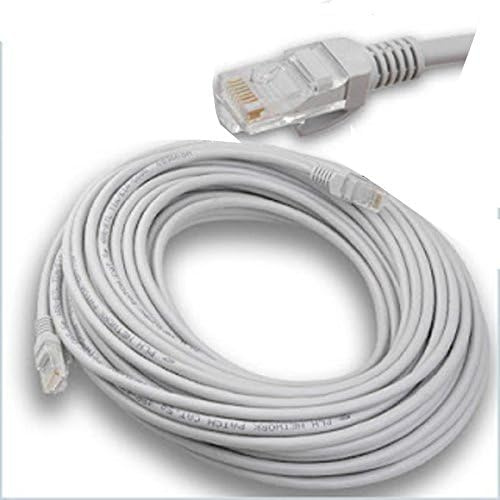 SQUADO - cavo ethernet lan 20 metri di rete rj45 categoria 5e collegamento lungo utp pc