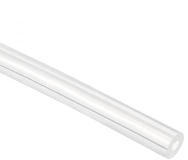 TOP-VIGOR Silikonschlauch, 1,5 mm ID x 3 mm Außendurchmesser, 3 m Länge, flexibler Silikon-Gummischlauch, Wasser-Luftschlauch für Pumpenübertragung, transparent