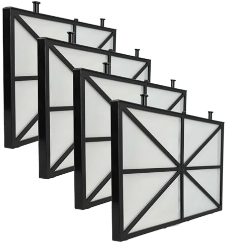 vhbw 4X Filtres Compatible avec Dolphin Master M3 aspirateur, Nettoyeur Piscine - Coussin filtrant, 26,5 x 15,8 x 1,1 cm
