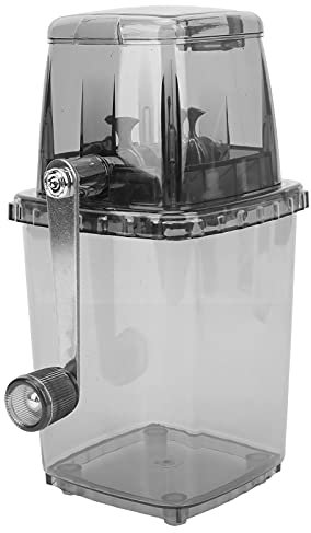 Broyeur à Glace Manuel pour Bouillettes, capacité de 1,2 L, Poignée Ergonomique, sans électricité, Broyeur D'appâts de Pêche avec Mélangeur à Glace pour Bar de Cuisine