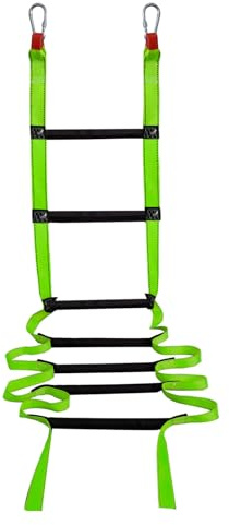 Seilleiter, 100 cm Feuerleiter, Notfallleiter für 3–7 Stockwerke, Fenster und Balkon