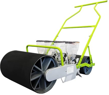 Generisch Hand Push Vegetable Sowing Machine Seeder for Corn and Beans - Precision Garden Seeds Planter with 4 Rows for Simultaneous Sowing