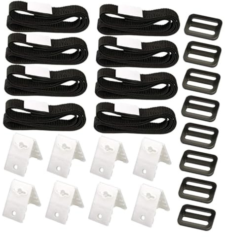 SUPVOX Kit Attache pour Enrouleur de Couverture Solaire Piscine Sangle et Écologique pour Fixation Sécurisée Compatible Bâche Solaire Enterrée