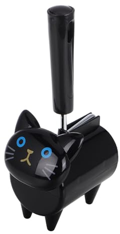 Milisten Reusable Sticky Lint Roller with Adhesive Felt Brush for Pet Hair Removal Clothes Car Seats and Home Surfaces Washable and Easy to Use Black Roller for Efficient Fur Removal