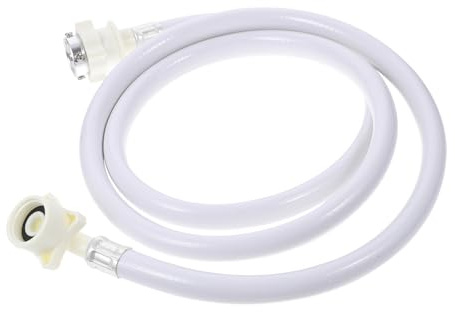 TOBBOMEY PVC Washing Machine Inlet Hose Extension Meters with Connector Flexible Water Inlet Hose for Laundry Bathroom Kitchen Drainage