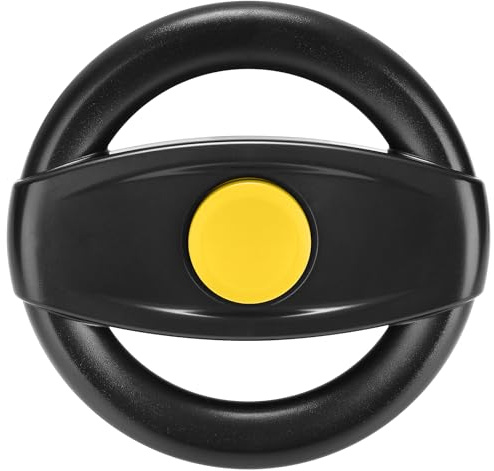 Accmor Stroller Steering Wheel Toy, Simulated Steering Wheel for Stroller Shopping Carts Cart Universal Detachable Pretend Driving Funny Toy Attachment